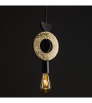 Single pendant lamps - Nowodvorski DROPS WOOD F Ceiling lamps Pendant lamps Max wattage 25W only LED E27 Gold 11180 - product 2