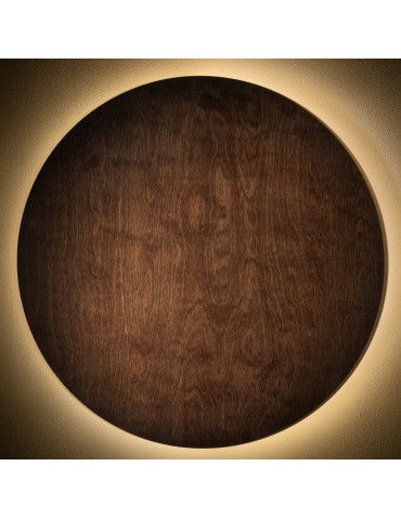 Nowodvorski RING TIMBER LED XXL   Lampy ścienne   Kinkiet  Max moc 22W LED 3000K Ciemne drewno 11178 - produkt 2