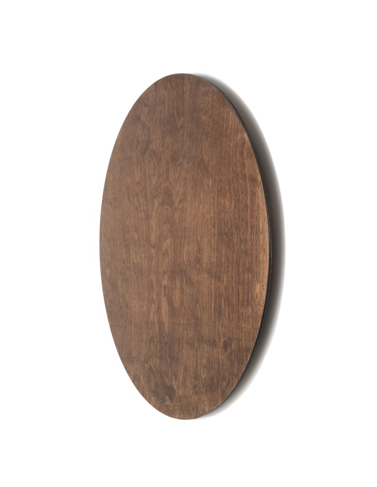 Designer wall lamps - Nowodvorski RING TIMBER LED XXL Wall lamp Max power 22W LED 3000K Dark wood 11178 - product kolory-swiatla.pl 3