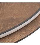 Designer wall lamps - Nowodvorski RING TIMBER LED XXL Wall lamp Max power 22W LED 3000K Dark wood 11178 - product 6