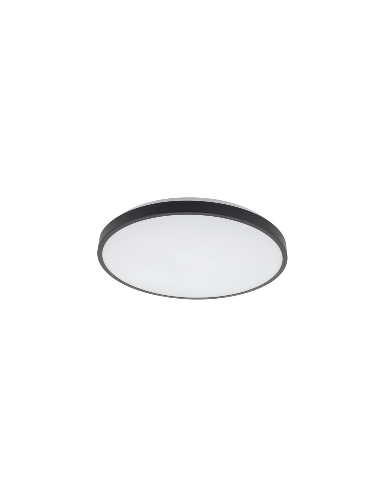 LED Plafonds - Nowodvorski AGNES ROUND LED PRO Ceiling lamps Plafond Max power 22W LED IP44 3000K Black 10971 - product kolory-swiatla.pl 1