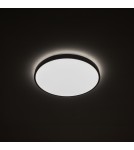 LED Plafonds - Nowodvorski AGNES ROUND LED PRO Ceiling lamps Plafond Max power 22W LED IP44 3000K Black 10971 - product 2