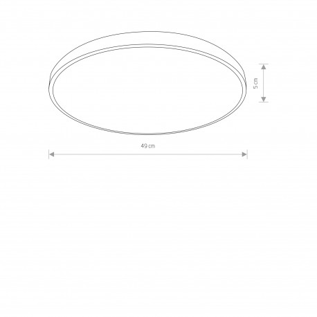 Nowodvorski AGNES ROUND LED PRO Lampy sufitowe Plafon Max moc 32W LED 3000K Biały 10979