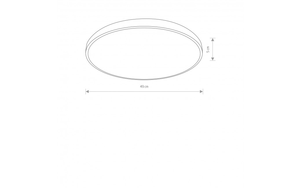 Nowodvorski AGNES ROUND LED PRO Lampy sufitowe Plafon Max moc 32W LED 3000K Biały 10979