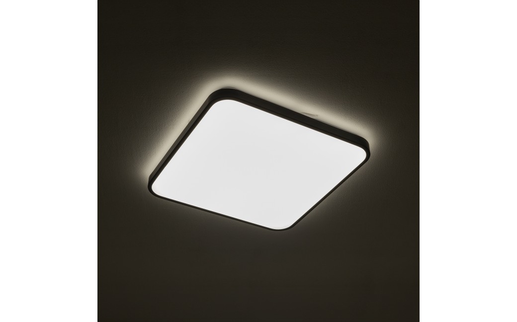 Nowodvorski AGNES SQUARE LED PRO Lampy sufitowe Plafon Max moc 32W LED IP44 3000K Czarny 10985