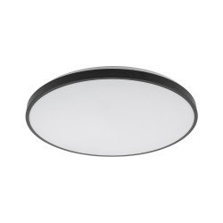 Nowodvorski AGNES ROUND LED PRO  Lampy sufitowe Plafon Max moc 32W LED IP44 3000K Czarny 10973