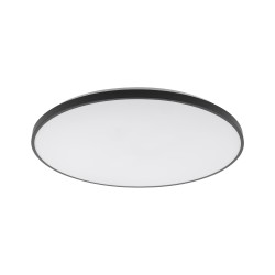 Nowodvorski AGNES ROUND LED PRO  Lampy sufitowe Plafon Max moc 64W LED IP44 3000K Czarny 10975