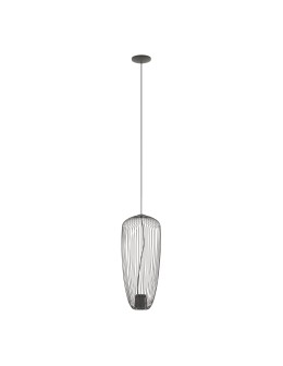Nowodvorski PUMPKIN S Ceiling lamps Pendant lamps Max wattage 10W only LED GU10 Grey 11243