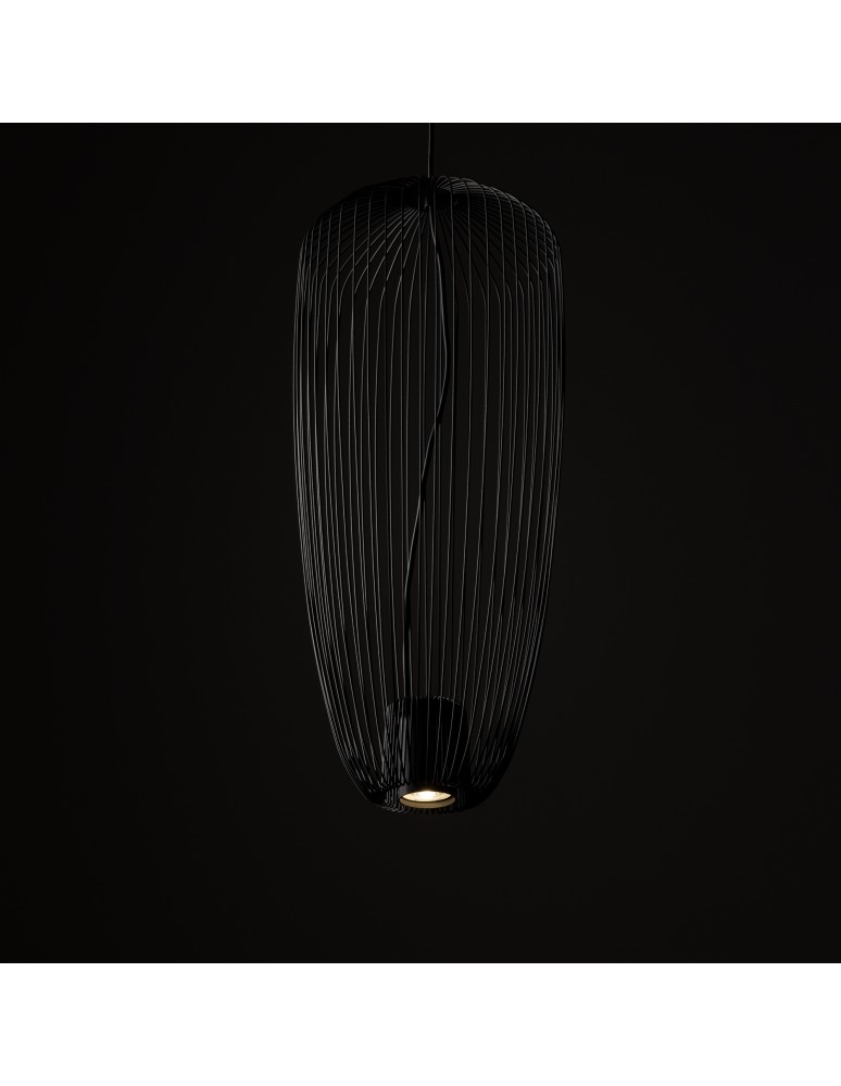 Wire pendant lamps - Nowodvorski PUMPKIN S Ceiling lamps Pendant lamps Max wattage 10W only LED GU10 Grey 11243 - product kolory-swiatla.pl 2