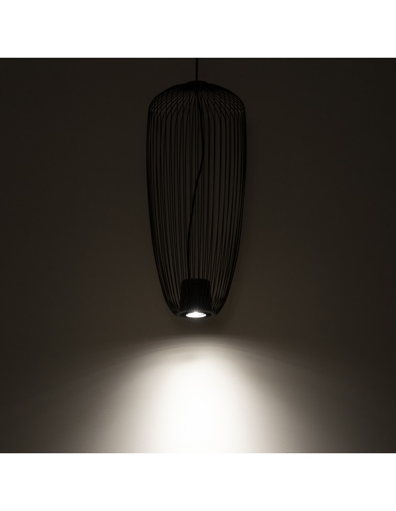 Wire pendant lamps - Nowodvorski PUMPKIN S Ceiling lamps Pendant lamps Max wattage 10W only LED GU10 Grey 11243 - product kolory-swiatla.pl 3