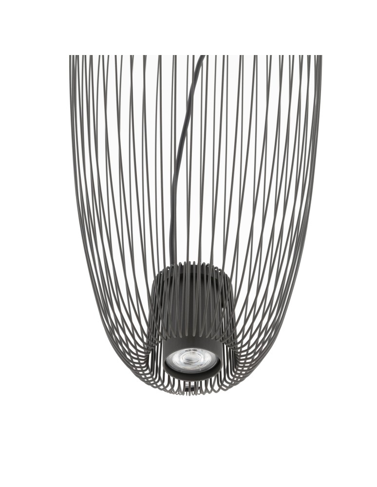 Wire pendant lamps - Nowodvorski PUMPKIN S Ceiling lamps Pendant lamps Max wattage 10W only LED GU10 Grey 11243 - product kolory-swiatla.pl 6