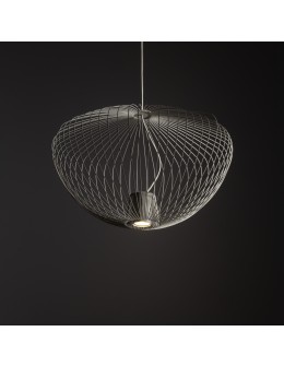 Nowodvorski PUMPKIN M Ceiling lamps Pendant lamps Max wattage 10W only LED GU10 Grey 11244 - product 2