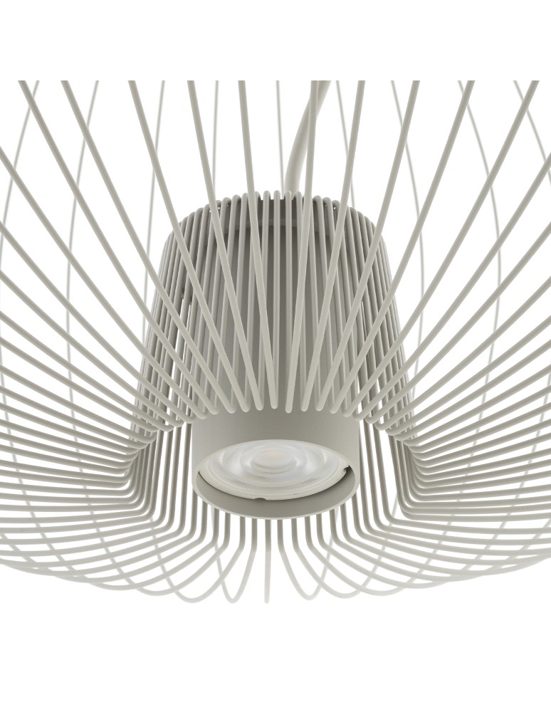 Wire pendant lamps - Nowodvorski PUMPKIN M Ceiling lamps Pendant lamps Max wattage 10W only LED GU10 Grey 11244 - product kolory-swiatla.pl 4