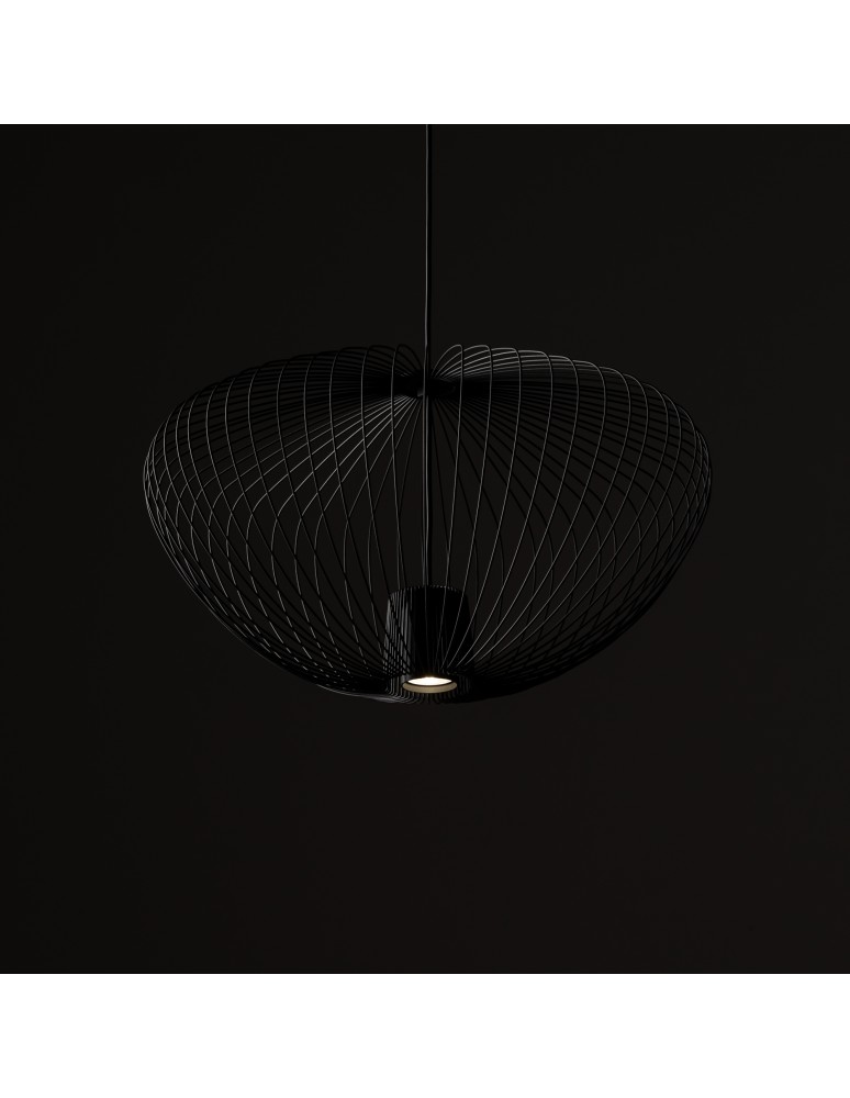 Wire pendant lamps - Nowodvorski PUMPKIN M Ceiling lamps Pendant lamps Max wattage 10W only LED GU10 Grey 11245 - product kolory-swiatla.pl 2
