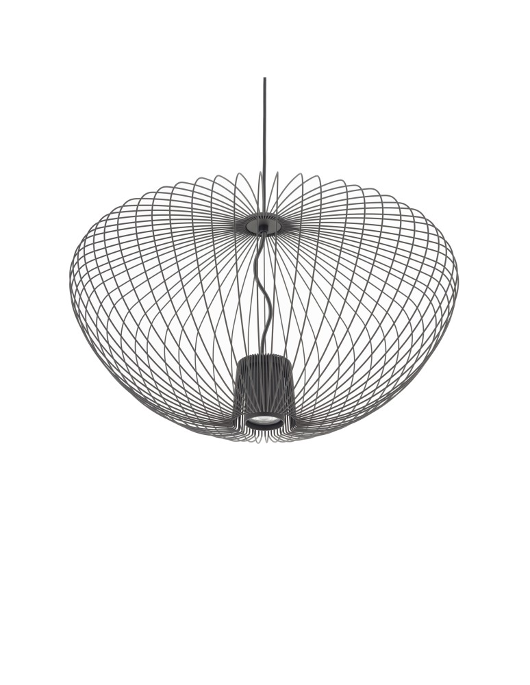 Wire pendant lamps - Nowodvorski PUMPKIN M Ceiling lamps Pendant lamps Max wattage 10W only LED GU10 Grey 11245 - product kolory-swiatla.pl 4