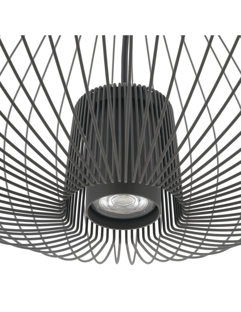 Wire pendant lamps - Nowodvorski PUMPKIN M Ceiling lamps Pendant lamps Max wattage 10W only LED GU10 Grey 11245 - product kolory-swiatla.pl 6