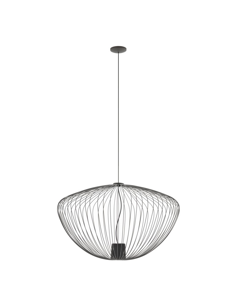 Wire pendant lamps - Nowodvorski PUMPKIN L Ceiling lamps Pendant lamps Max wattage 10W only LED GU10 Grey 11252 - product kolory-swiatla.pl 1