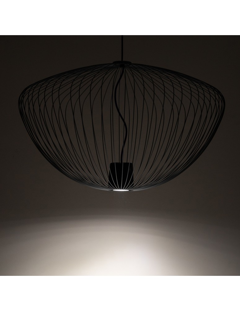 Wire pendant lamps - Nowodvorski PUMPKIN L Ceiling lamps Pendant lamps Max wattage 10W only LED GU10 Grey 11252 - product kolory-swiatla.pl 3