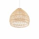 Nowodvorski BOHO M Lampy sufitowe Lampy wiszące Max moc 25W only LED E27 Naturalne drewno 11151