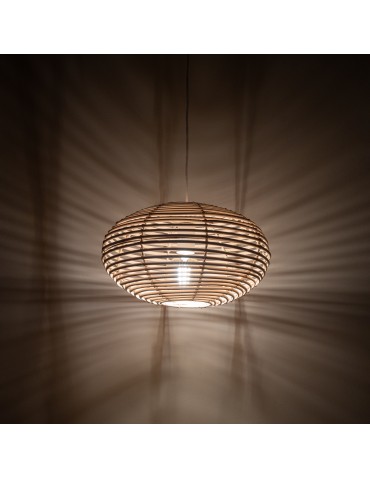 Nowodvorski RATTAN S Ceiling lamps Pendant lamps Max wattage 25W only LED E27 Natural wood 11153 - product 2