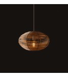 Boho pendant lamps - Nowodvorski RATTAN S Ceiling lamps Pendant lamps Max wattage 25W only LED E27 Natural wood 11153 - product 3