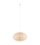 Boho pendant lamps - Nowodvorski RATTAN M Ceiling lamps Pendant lamps Max wattage 25W only LED E27 Natural wood 11154 - product 1