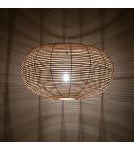 Boho pendant lamps - Nowodvorski RATTAN L Ceiling lamps Pendant lamps Max wattage 25W only LED E27 Natural wood 11155 - product 2
