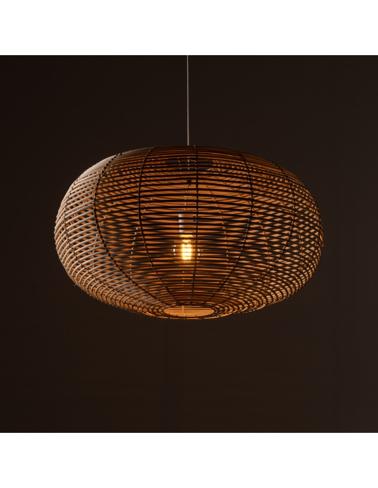 Boho pendant lamps - Nowodvorski RATTAN L Ceiling lamps Pendant lamps Max wattage 25W only LED E27 Natural wood 11155 - product kolory-swiatla.pl 3