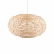 Nowodvorski RATTAN L Lampy sufitowe Lampy wiszące Max moc 25W only LED E27 Naturalne drewno 11155