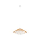 Boho pendant lamps - Nowodvorski JAPANDI S Ceiling lamps Pendant lamps Max wattage 25W only LED E27 Natural wood 11156 - product 1