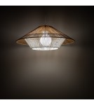 Boho pendant lamps - Nowodvorski JAPANDI S Ceiling lamps Pendant lamps Max wattage 25W only LED E27 Natural wood 11156 - product 2