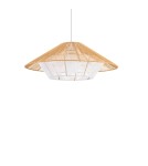 Boho pendant lamps - Nowodvorski JAPANDI S Ceiling lamps Pendant lamps Max wattage 25W only LED E27 Natural wood 11156 - product 3