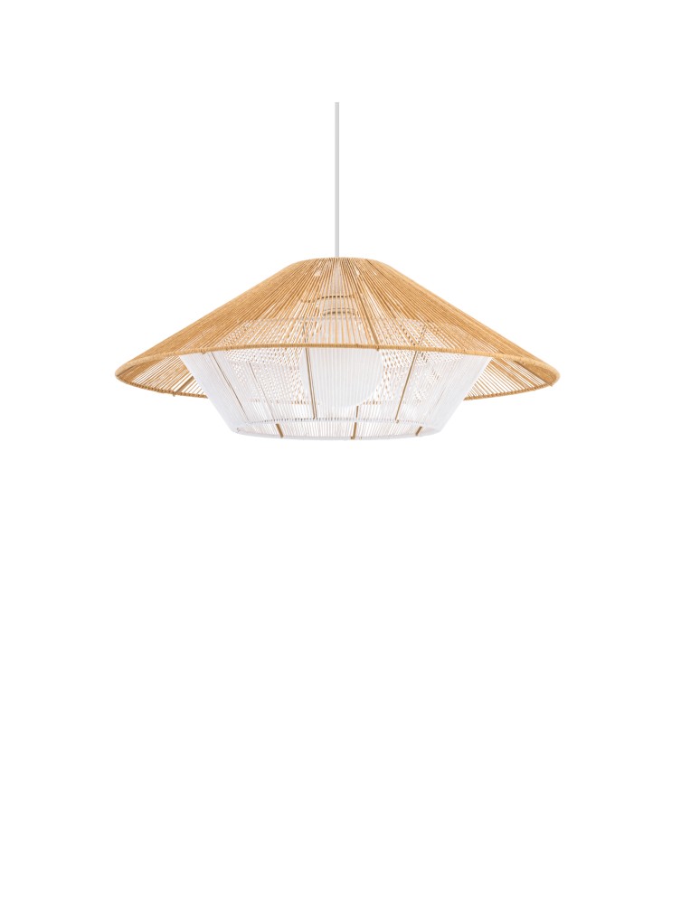 Boho pendant lamps - Nowodvorski JAPANDI S Ceiling lamps Pendant lamps Max wattage 25W only LED E27 Natural wood 11156 - product kolory-swiatla.pl 3