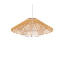 Boho pendant lamps - Nowodvorski JAPANDI S Ceiling lamps Pendant lamps Max wattage 25W only LED E27 Natural wood 11156 - product 4