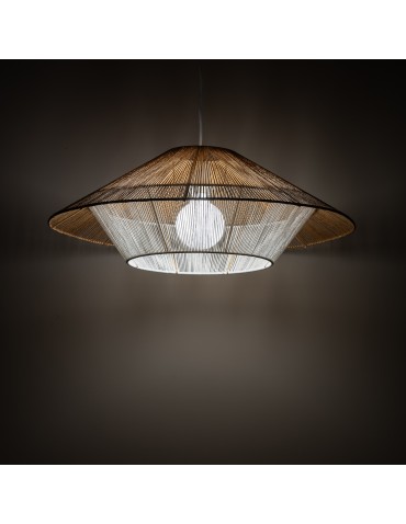 Nowodvorski JAPANDI M   Lampy sufitowe  Lampy wiszące  Max moc 25W only LED E27 Naturalne drewno 11157 - produkt 2