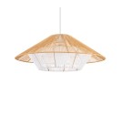 Boho pendant lamps - Nowodvorski JAPANDI M Ceiling lamps Pendant lamps Max wattage 25W only LED E27 Natural wood 11157 - product 3