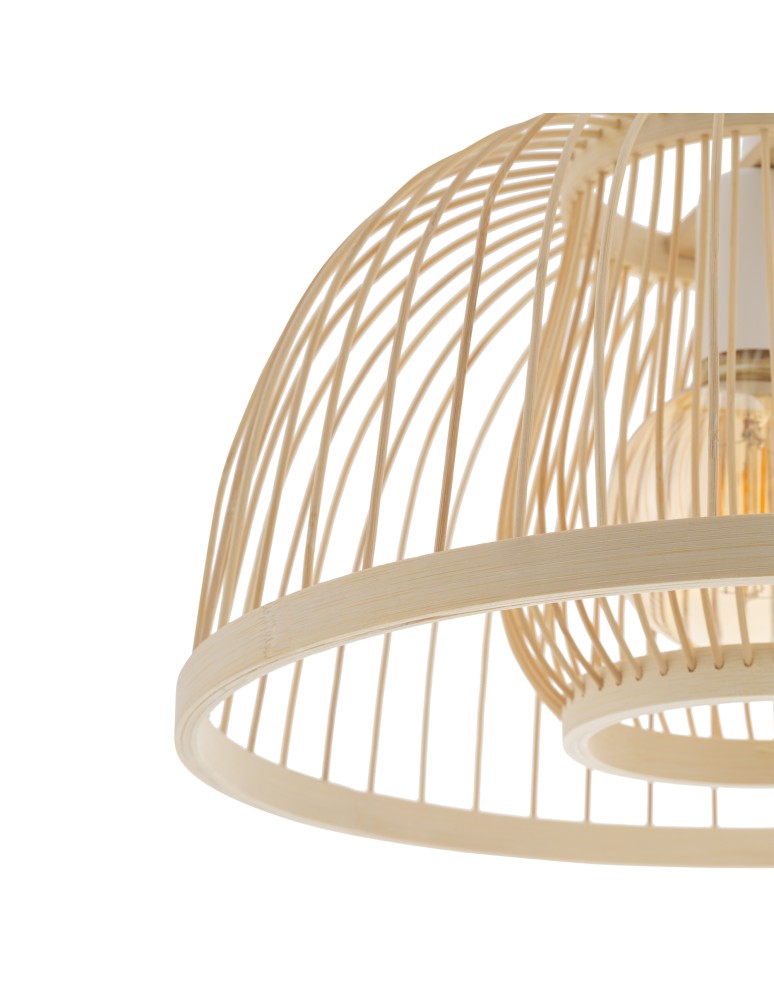 Boho pendant lamps - Nowodvorski KRABI Ceiling lamps Pendant lamps Max wattage 25W only LED E27 Natural wood 11158 - product kolory-swiatla.pl 5