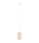 Boho pendant lamps - Nowodvorski PUKET S Ceiling lamps Pendant lamps Max wattage 25W only LED E27 Natural wood 11160 - product 1