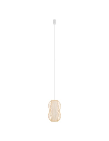 Nowodvorski PUKET S Ceiling lamps Pendant lamps Max wattage 25W only LED E27 Natural wood 11160