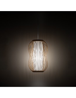 Nowodvorski PUKET S Ceiling lamps Pendant lamps Max wattage 25W only LED E27 Natural wood 11160 - product 2