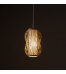 Boho pendant lamps - Nowodvorski PUKET S Ceiling lamps Pendant lamps Max wattage 25W only LED E27 Natural wood 11160 - product 3
