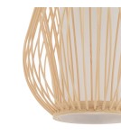 Boho pendant lamps - Nowodvorski PUKET S Ceiling lamps Pendant lamps Max wattage 25W only LED E27 Natural wood 11160 - product 5