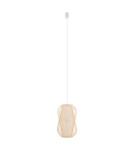 Boho pendant lamps - Nowodvorski PUKET M Ceiling lamps Pendant lamps Max wattage 25W only LED E27 Natural wood 11161 - product 1