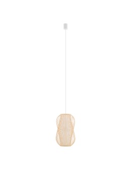 Nowodvorski PUKET M Ceiling lamps Pendant lamps Max wattage 25W only LED E27 Natural wood 11161