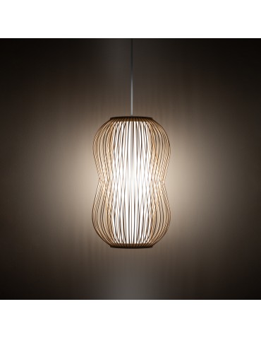 Nowodvorski PUKET M   Lampy sufitowe  Lampy wiszące  Max moc 25W only LED E27 Naturalne drewno 11161 - produkt 2