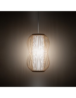 Nowodvorski PUKET M Ceiling lamps Pendant lamps Max wattage 25W only LED E27 Natural wood 11161 - product 2