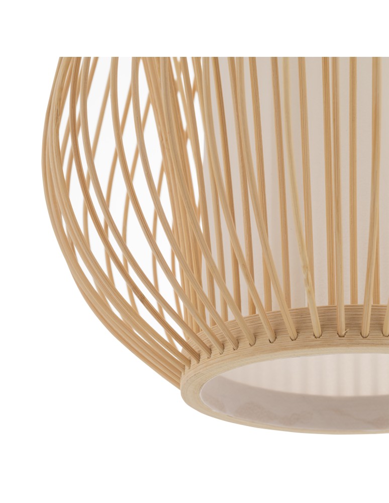 Boho pendant lamps - Nowodvorski PUKET M Ceiling lamps Pendant lamps Max wattage 25W only LED E27 Natural wood 11161 - product kolory-swiatla.pl 5