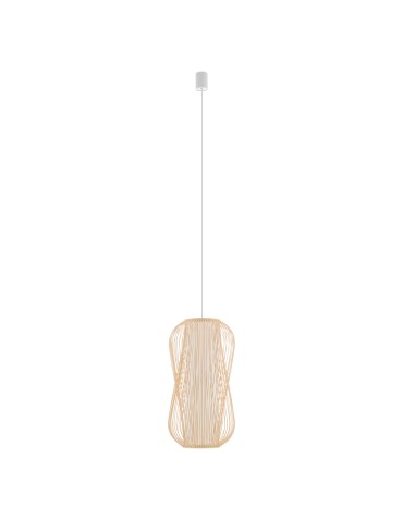 Nowodvorski PUKET L Ceiling lamps Pendant lamps Max wattage 25W only LED E27 Natural wood 11162