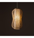Boho pendant lamps - Nowodvorski PUKET L Ceiling lamps Pendant lamps Max wattage 25W only LED E27 Natural wood 11162 - product 3