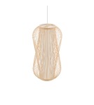 Boho pendant lamps - Nowodvorski PUKET L Ceiling lamps Pendant lamps Max wattage 25W only LED E27 Natural wood 11162 - product 4